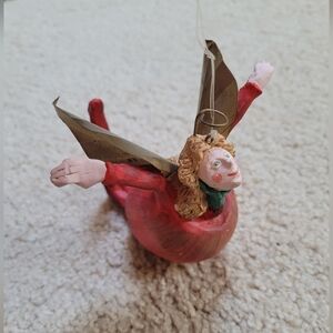 VTG Dept. 56 Tutti Frutti Apple Tree Fairy Christmas Ornament